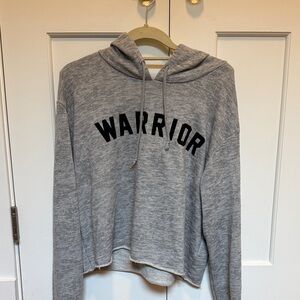 Spiritual Gangster Warrior Arch Yoga Crop Hoodie